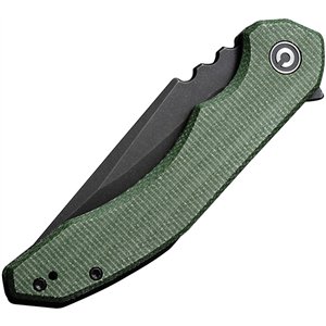 Bluetick Linerlock Green Mic