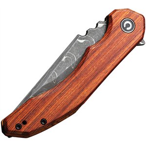 Bluetick Linerlock Wood