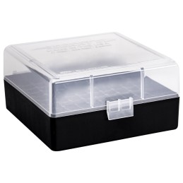 Berrys 03856 Ammo Box  .223 Rem 5.56x45mm NATO ClearBlack Polypropylene 2.30 L x 0.42 100rd