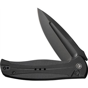 Incindie Button Lock Black G10