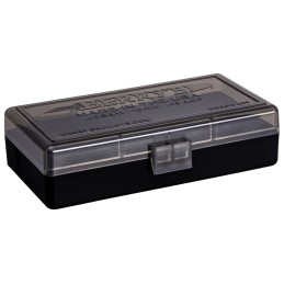 Berrys 13897 Ammo Box  40 SW 45 ACP SmokeBlack Polypropylene 1.35 L x 0.48 50rd