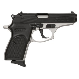 Bersa T380DT8 Thunder  MicroCompact Frame 380 ACP 81 3.50 Steel Barrel Matte Black Serrated Steel Slide Satin Nickel Aluminum Fr