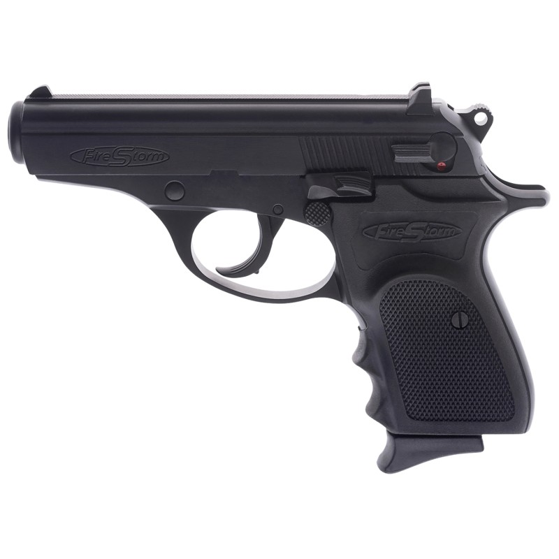 Bersa FS380M Firestorm CA Compliant MicroCompact Frame 380 ACP 71 3.50 Black Steel Barrel Matte Black Serrated Steel Slide Alumi