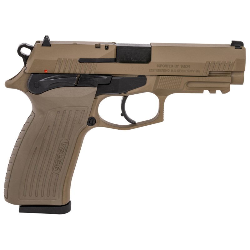 Bersa TPR9FDE TPR  Sports South Exclusive Full Size Frame 9mm Luger 171 4.30 Black Steel Barrel Flat Dark Earth Serrated Steel S