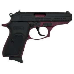 Bersa T380BCH8 Thunder  MicroCompact Frame 380 ACP 81 3.50 Black Cherry Cerakote Steel Barrel Matte Black Serrated Steel Slide B