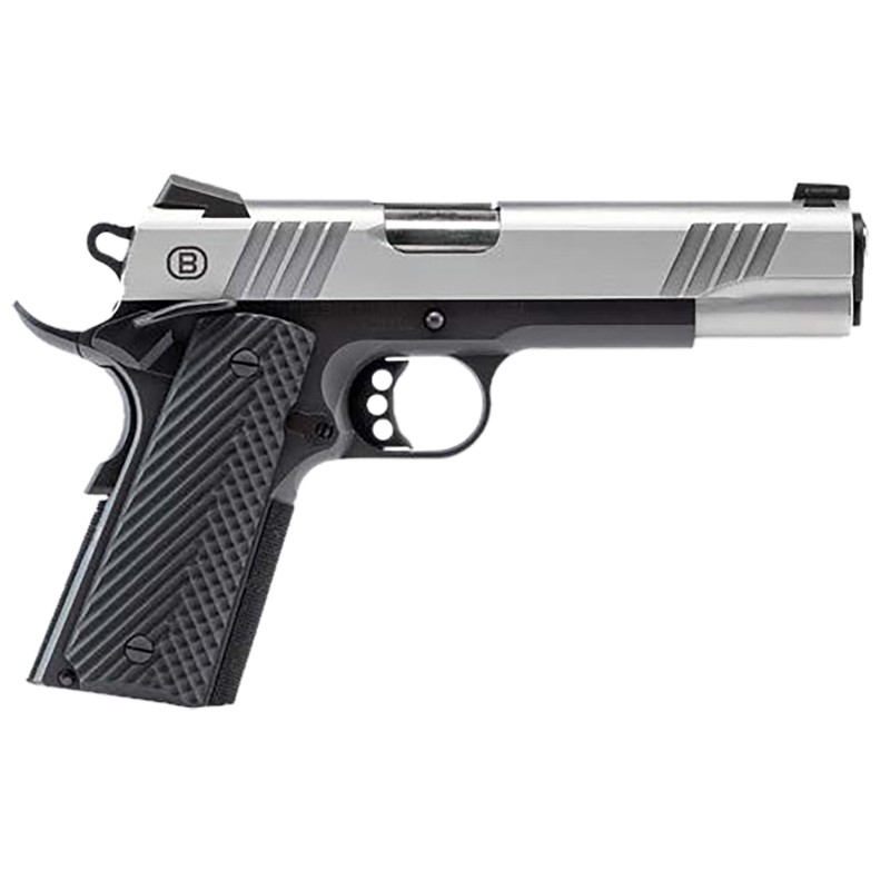 Talon Armament B19117050SBBK B1911  45 ACP 81 Stainless Steel Frame wBeavertail