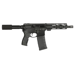 Bersa BAR15PBM BAR15  5.56x45mm NATO 301 7.50 Barrel A2 Flash Hider Black Bruniton Finish Buffer Tube Stock MLOK Handguard MFT G