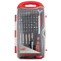 Birchwood Casey DLXSDS Master Screwdriver Kit  84 Pieces Includes SlottedPhilipsTorxHex Heads