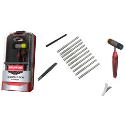 Birchwood Casey HMPNCHKIT Hammer  Punch Kit  19 Pieces