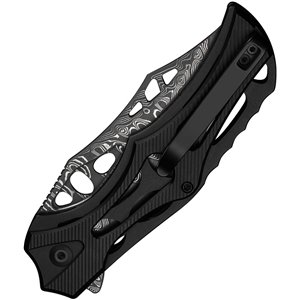 Biophase Button Lock Damascus