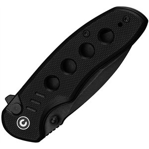 Triptych Button Lock Black