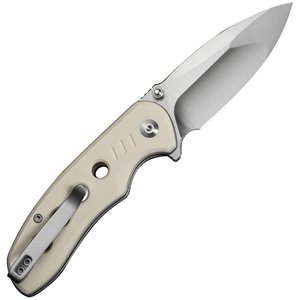 Triptych Button Lock Ivory