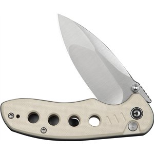 Triptych Button Lock Ivory