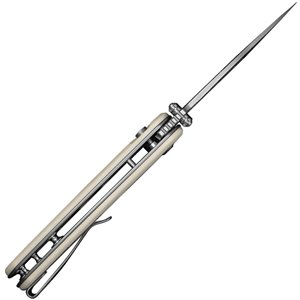 Triptych Button Lock Ivory