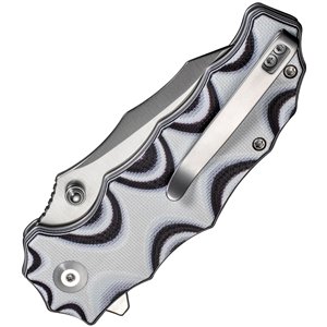 Natterjack Button Lock Blk/Wht