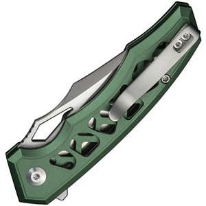 Anaaki Button Lock Green