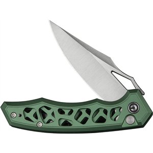 Anaaki Button Lock Green