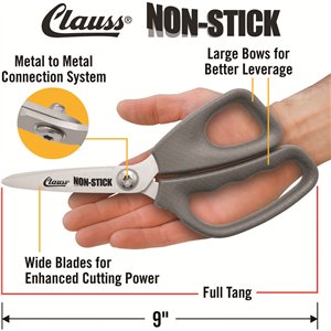 Titanium Non Stick Shear 9in