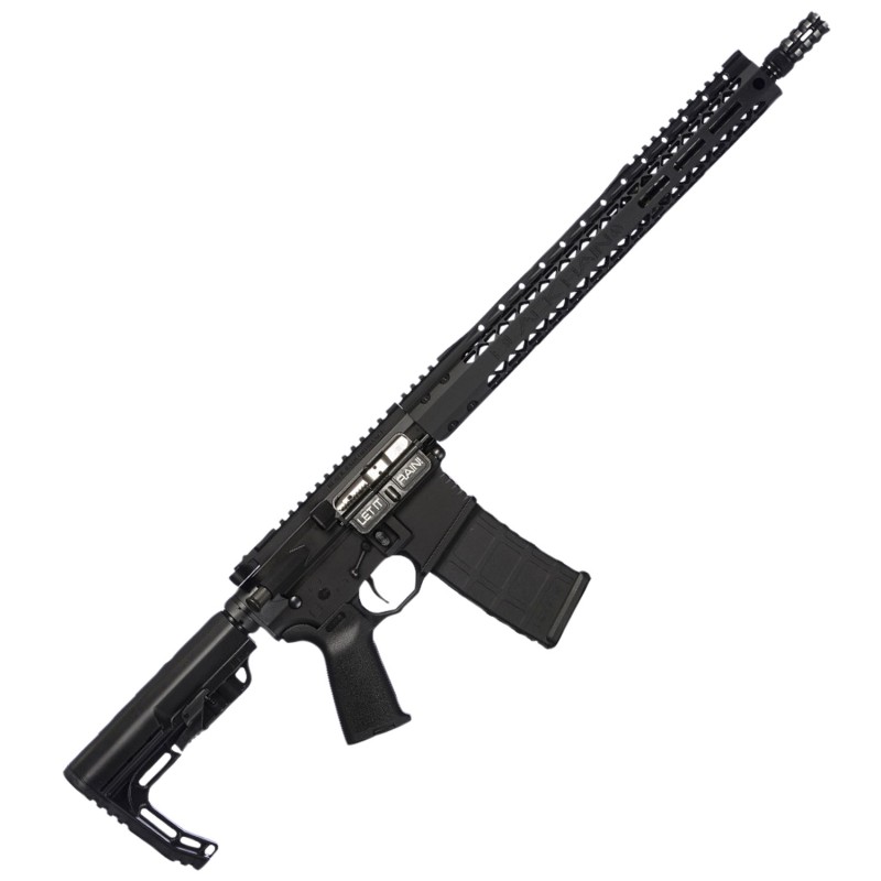 Black Rain Recon Scout 223 Rem5.56 NATO 16 301 Black Hard Coat Anodized 6 Position MFT Minimalist Stock