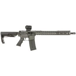 Black Rain Ordnance BRO3081404OPT Spec15 Billet 5.56x45mm NATO 301 16 Smoke Gray 15 Slim Handguard Black MFT Minimalist Stock  A