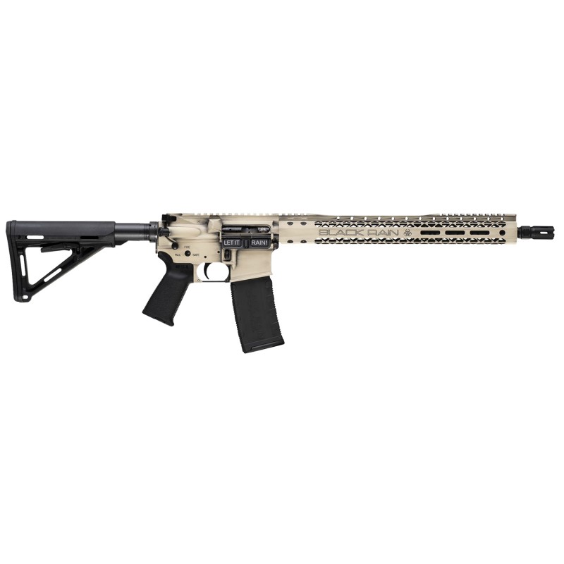 Black Rain Ordnance BROWTPLSB Spec 15 We The People 5.56x45mm NATO 301 16 Light Sand Battleworn with Deep Engraving 15 Slim MLOK