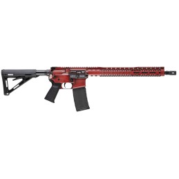 Black Rain Ordnance BROWTPRB Spec 15 We The People 5.56x45mm NATO 301 16 Red Battleworn with Deep Engraving 15 Slim MLOK Magpul 