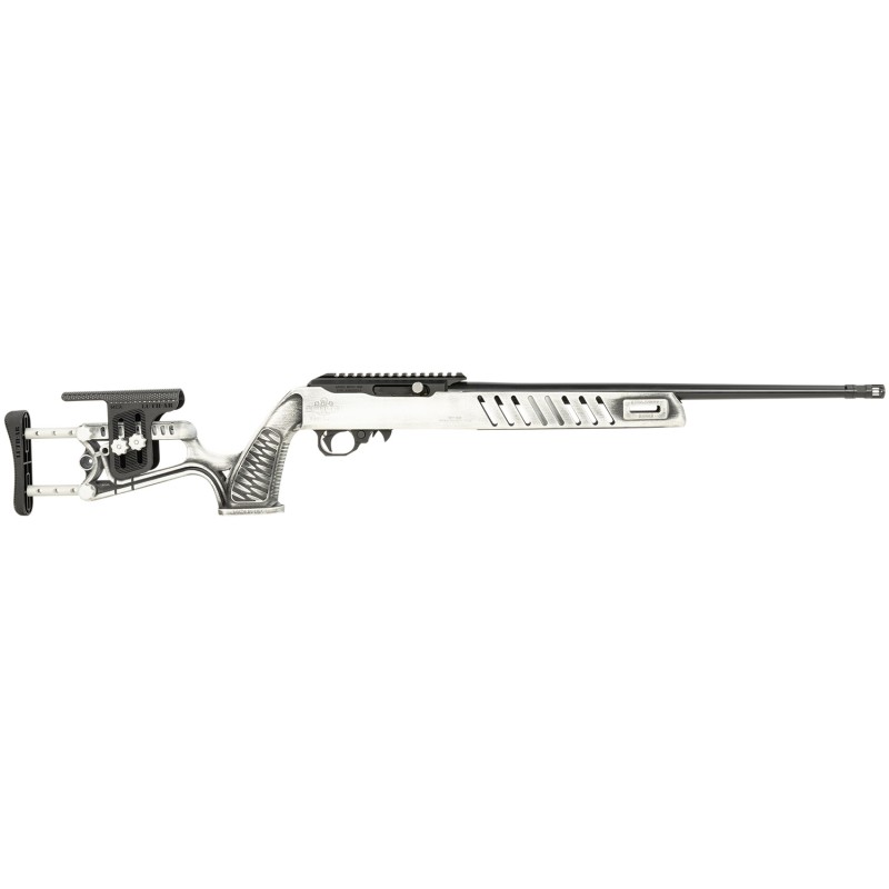 Black Rain Ordnance BRO23080502 Professional  22 LR 101 18.50  Chrome Moly Steel Threaded Barrel Optics Mount White Battleworn A