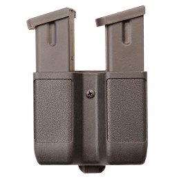 Blackhawk 410610PBK Double Mag Case  Black Polymer Belt Clip Compatible w Double Stack 9mm10mm4045357