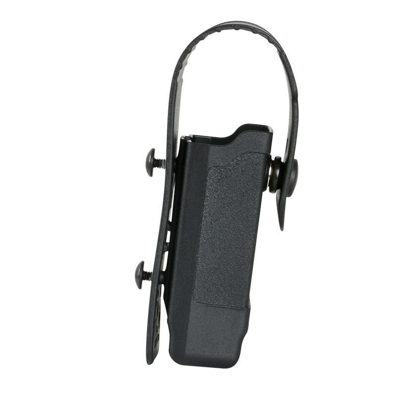 Blackhawk 430900BK Tactical Mag Pouch  Single Black Polymer Snap Compatible wSingle Stack or Double Stack