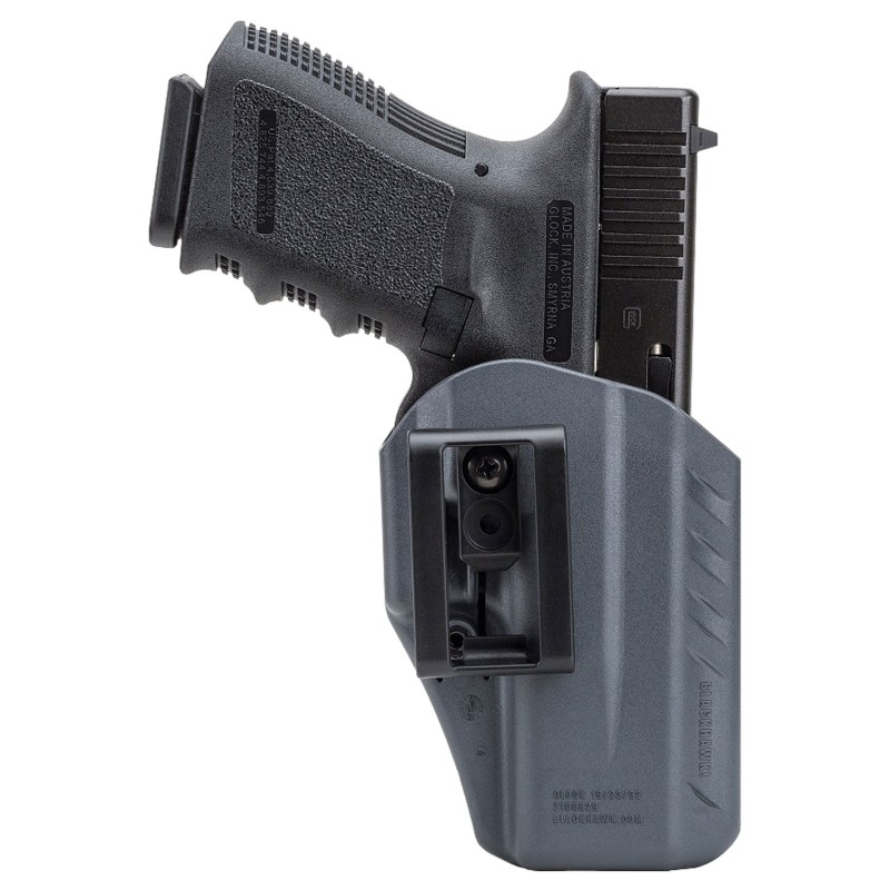 Blackhawk 417500UG A.R.C.  IWB Urban Gray Polymer Belt Clip Compatible wGlock 172231  Belt 1.501.75 Wide Ambidextrous