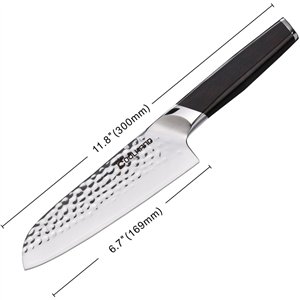 Santoku Ebony Handle
