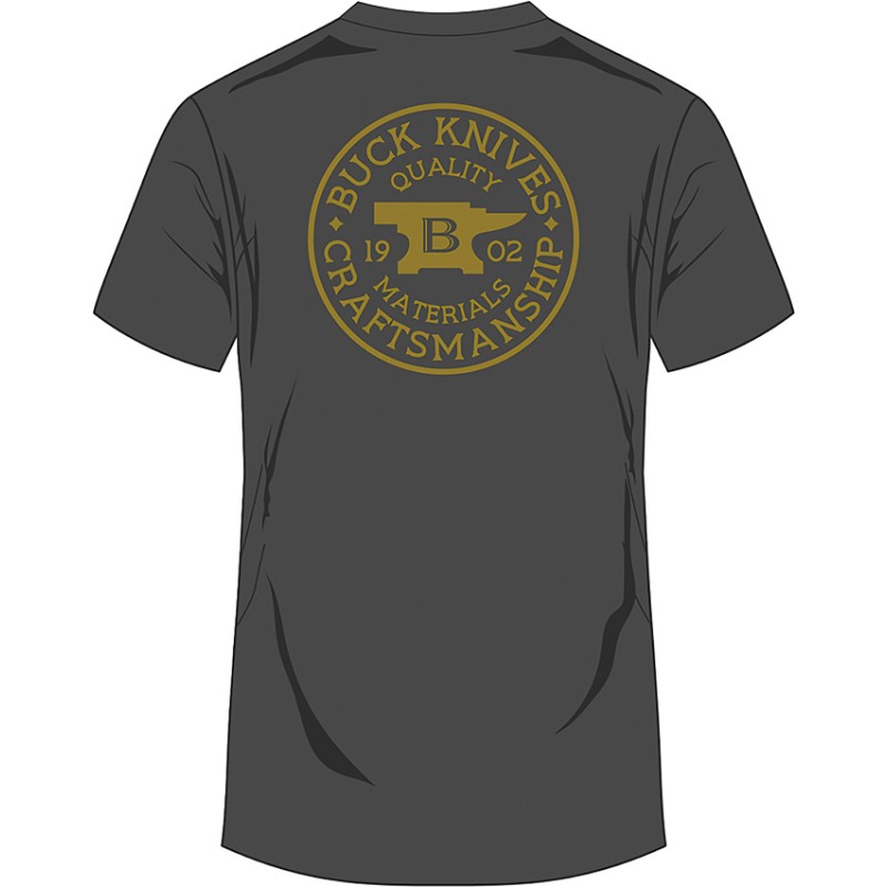 Coin Badge T-Shirt Gray LG