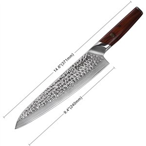 Chef Knife Cocobolo Wood