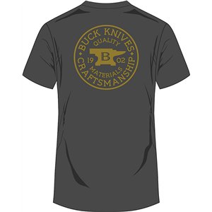 Coin Badge T-Shirt Gray 2XL