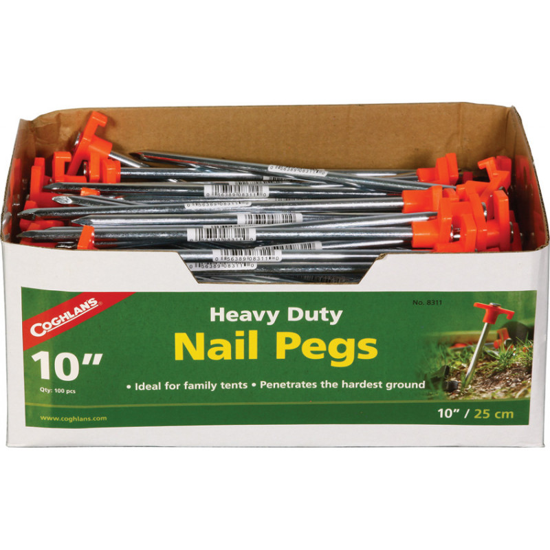 Nail Pegs 10 inch 100pk