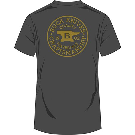 Coin Badge T-Shirt Gray 2XL