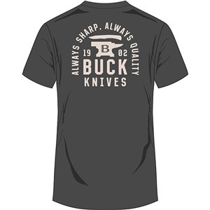 Stacked Badge T-Shirt Gray 2XL