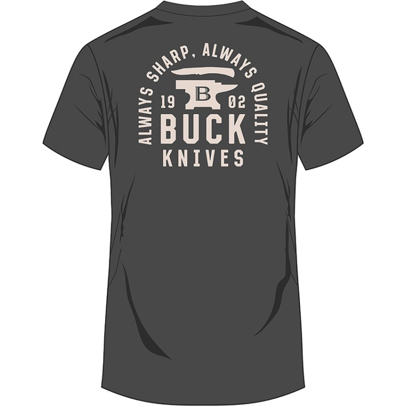 Stacked Badge T-Shirt Gray 2XL