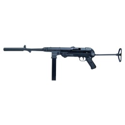 Mauser Rimfire 4400009 MP40 Carbine Full Size 22 LR 231 16.30 Black Steel Barrel Black Steel Receiver Black Underfolding Stock