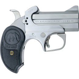 Bond Arms BAPB Papa Bear  45 Colt LC410 Gauge 2rd 3 Stainless Steel Double Barrel  Frame Auto Extractors  Rebounding Hammer Blad