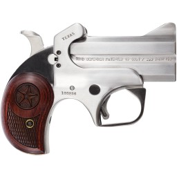 Bond Arms BATD Texas Defender 45 Colt LC410 Gauge 2rd 3 Barrel Stainless Metal Finish Rosewood Grip Blade FrontFixed Rear Sights