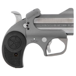 Bond Arms BARN Roughneck  38 Special357 Mag 2rd Shot 2.50 Stainless Steel BarrelBlack Rubber Grips