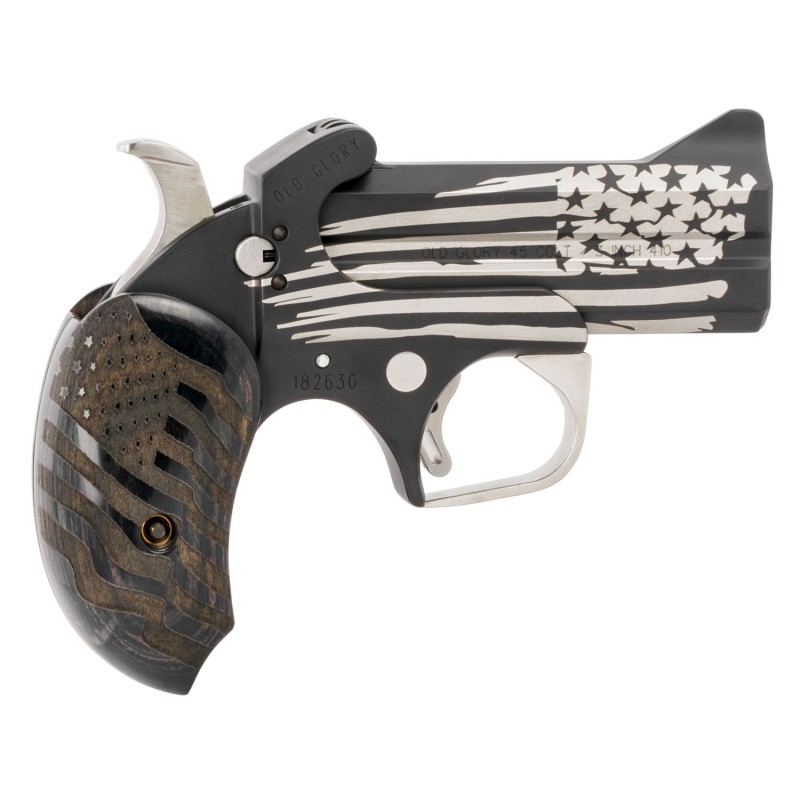 Bond Arms BAOG Old Glory  45 Colt LC410 Gauge 3.50 2 Round Black