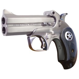 Bond Arms BARII Ranger II  38 Special357 Mag 4.25 2rd Stainless BarrelFrame Black Ash Grips with Integrated Star Inlay