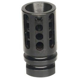 Bowden Tactical J1348328 Flash Hider  made of Black Nitride Finish 4140 Steel with 1228 tpi Threads  4 OAL for MultiCaliber Up t