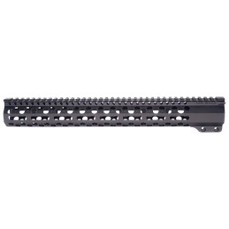 Bowden Tactical J23015 Foundation Handguard 15 Flat Top MLOK Made of Black Anodized Aluminum Includes Barrel Nut for ARPlatform