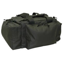 Bob Allen 79014 MaxOps Tactical Range Bag Water Resistant Coated Black Polyester with Storage Pockets Foam Padding  Webbing Carr