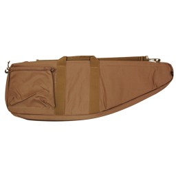 Bob Allen 79007 MaxOps Tactical Rifle Case Water Resistant Coyote Brown Polyester with Self Healing Nylon Zippers  Foam Padding 