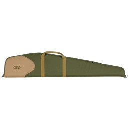 Bob Allen 16510 Classic Rifle Case 44 Olive Green with Khaki Panel 600D Polyester with Foam Padding Full Wraparound Handles  Sel