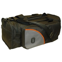 Bob Allen BA450 Club Range Bag Black with Gray Panel Ripstop Nylon with Padded Interior Protection Pockets Mag Loops  Wraparound